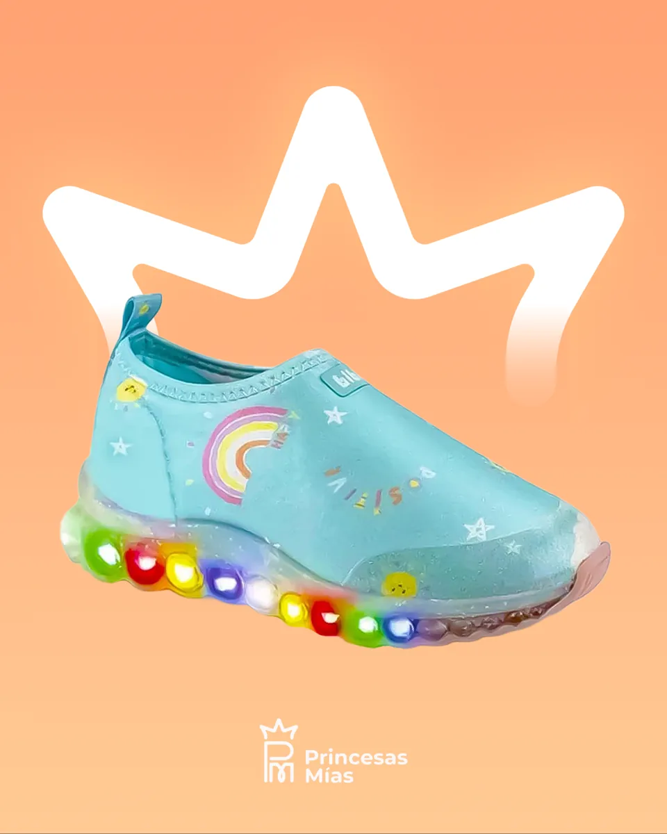 Tenis Bibi Roller Celebration Celeste "Positive Vibes" 1079205