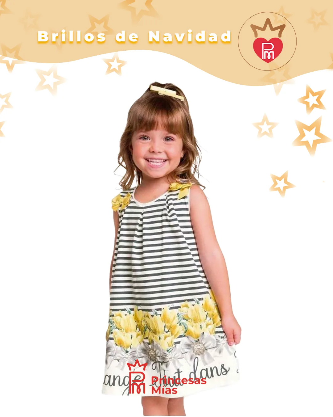 VESTIDO A RAYAS FLORAL 13198