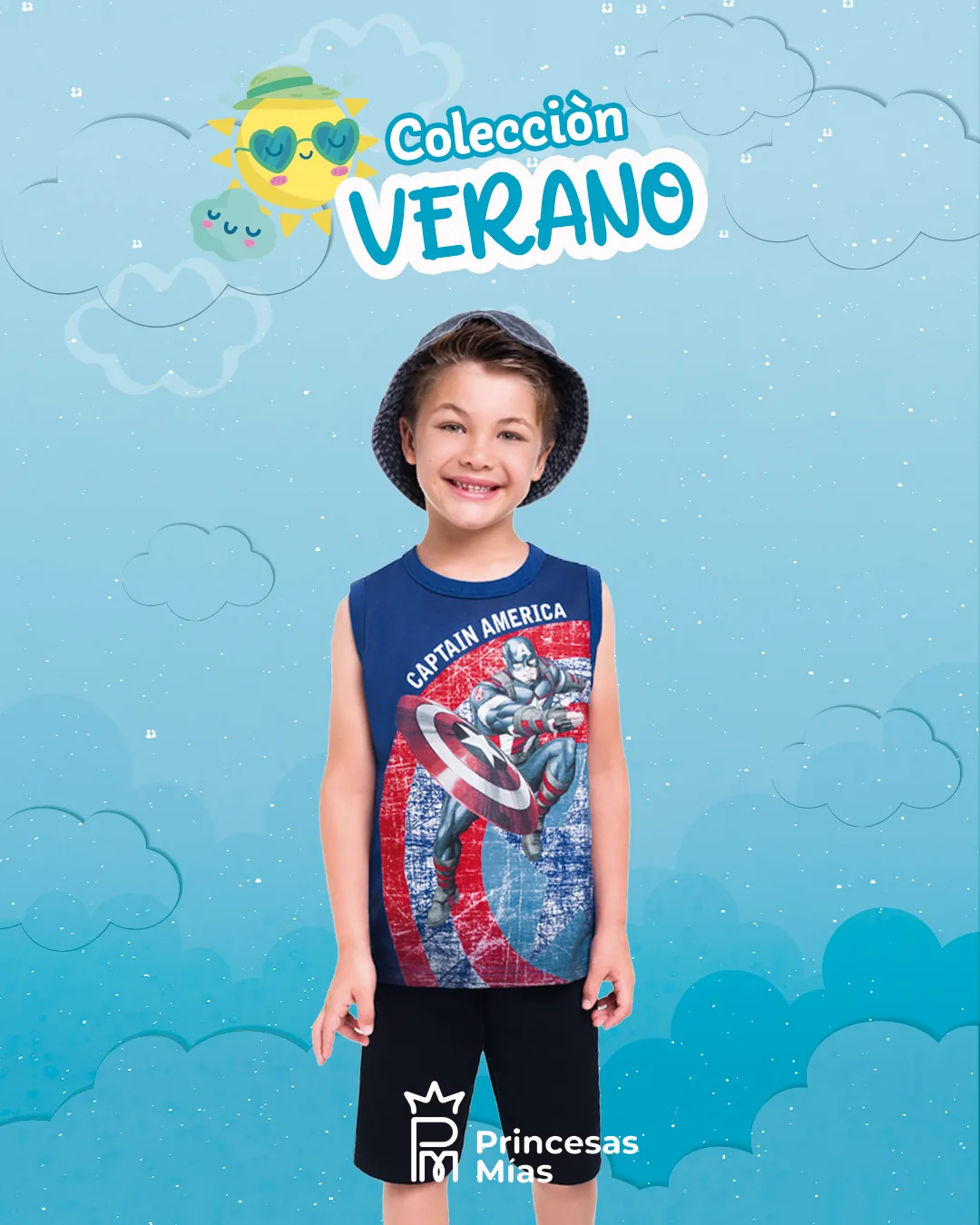 CONJUNTO CAPITAN AMERICA 24625