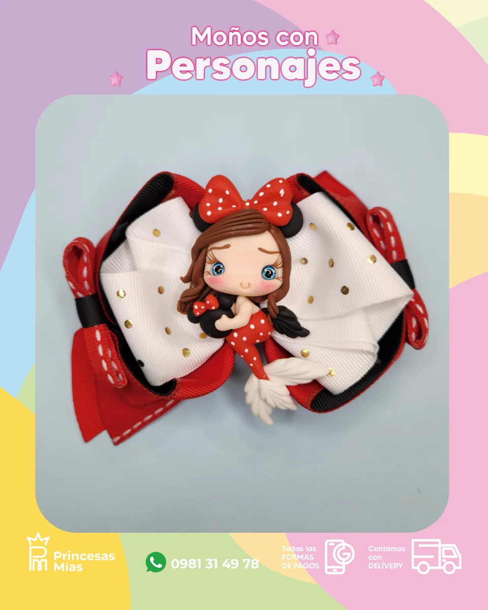 Moño Minnie Sirena 1100-11