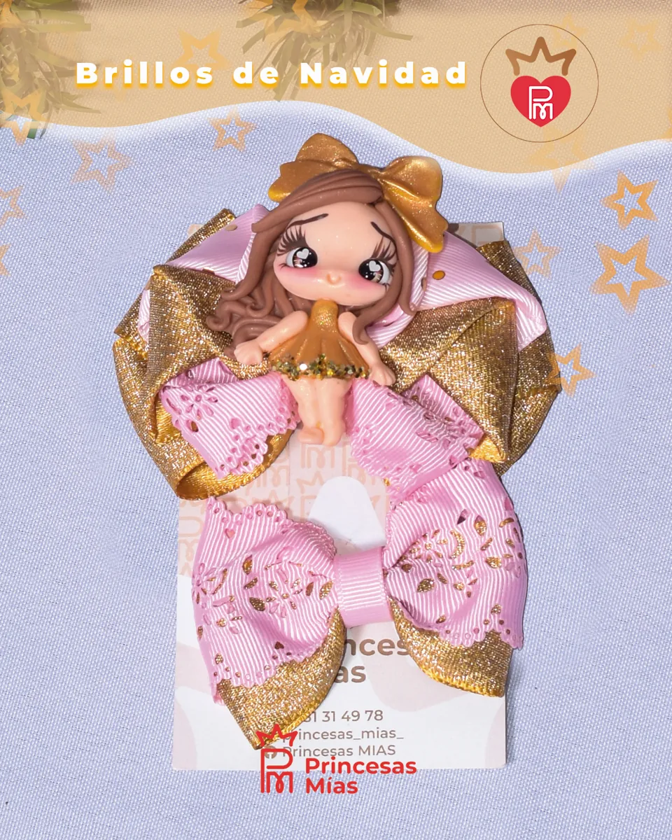 Moños con Biscuit de 2 Piezas 1100-6