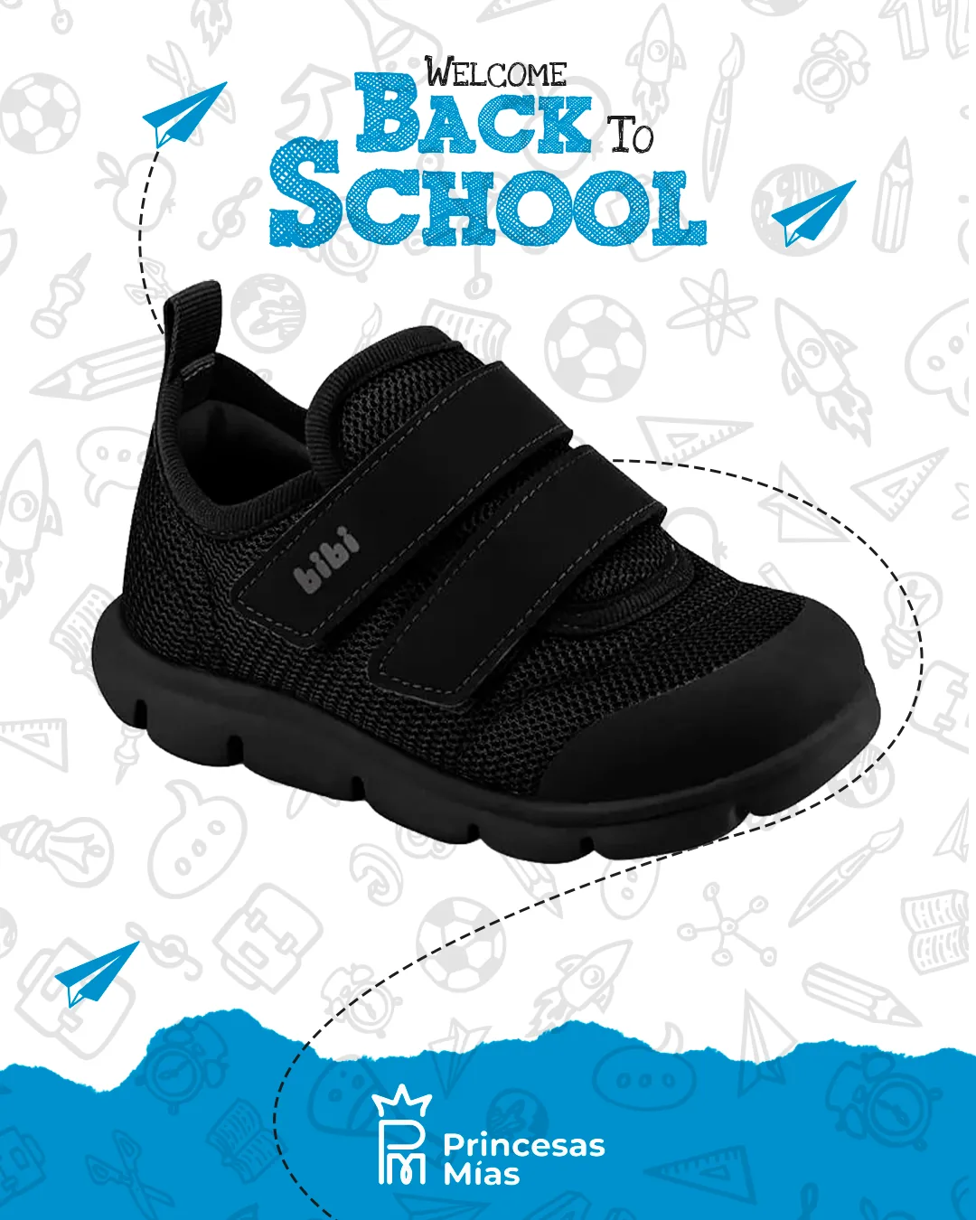 Tenis Bibi Drop – Negro (Unisex) 1107206